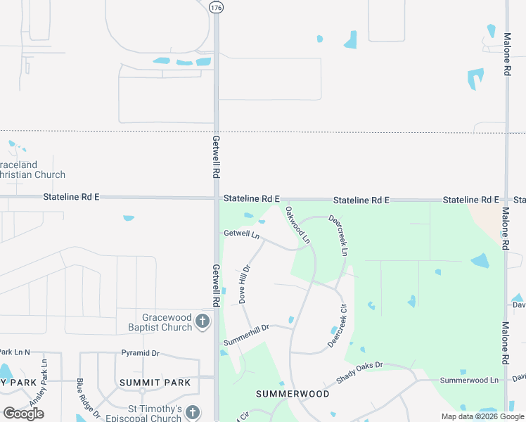 map of restaurants, bars, coffee shops, grocery stores, and more near 3161 Stateline Road East in Olive Branch