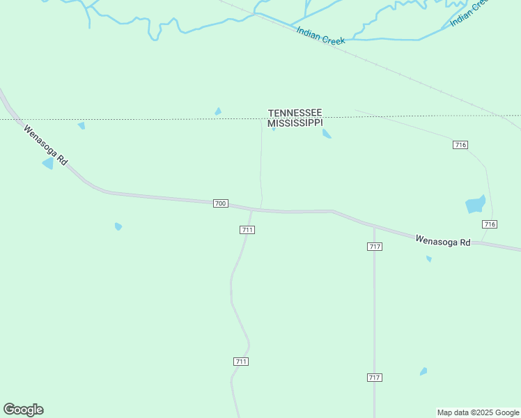 map of restaurants, bars, coffee shops, grocery stores, and more near 420 County Road 711 in Corinth