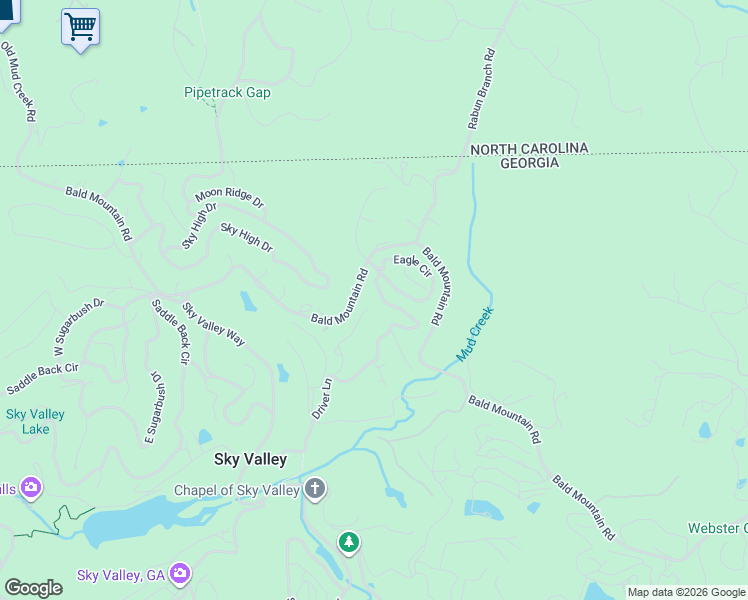 map of restaurants, bars, coffee shops, grocery stores, and more near 194 Fairway Lane in Dillard