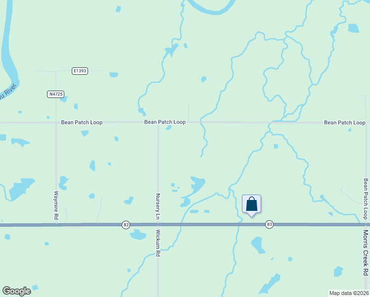 map of restaurants, bars, coffee shops, grocery stores, and more near 36650 Nursery Lane in Howe