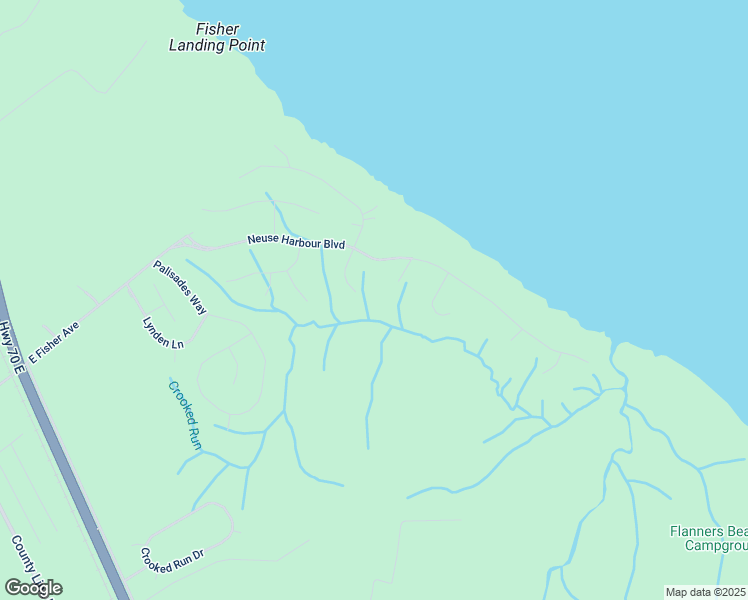 map of restaurants, bars, coffee shops, grocery stores, and more near 311 Drake Landing in New Bern