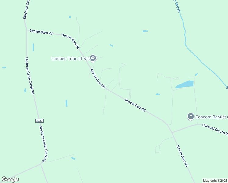 map of restaurants, bars, coffee shops, grocery stores, and more near 7307 Beaver Dam Road in Stedman