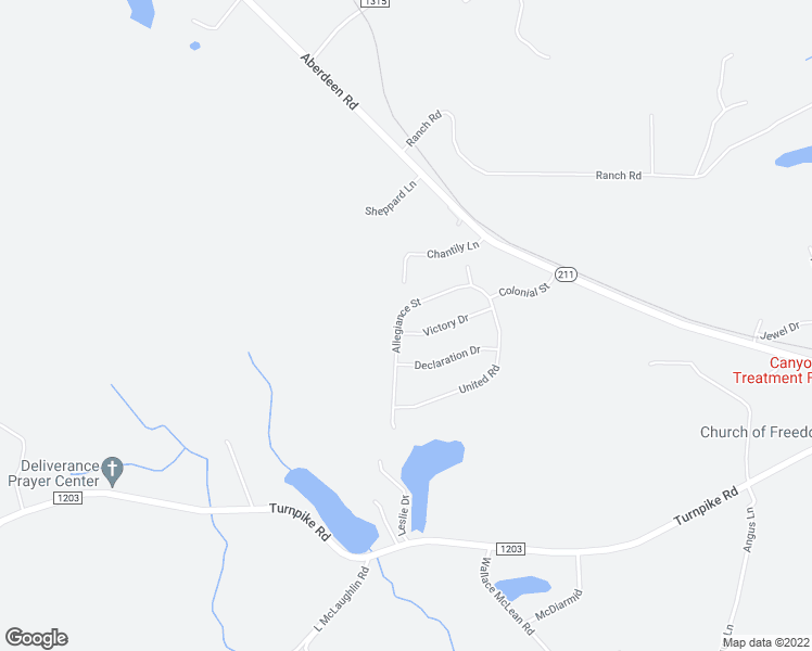 map of restaurants, bars, coffee shops, grocery stores, and more near 353 Allegiance Street in Raeford