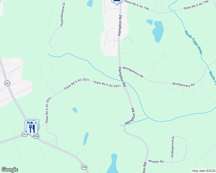 map of restaurants, bars, coffee shops, grocery stores, and more near 260 State Road S-42-2031 in Lyman