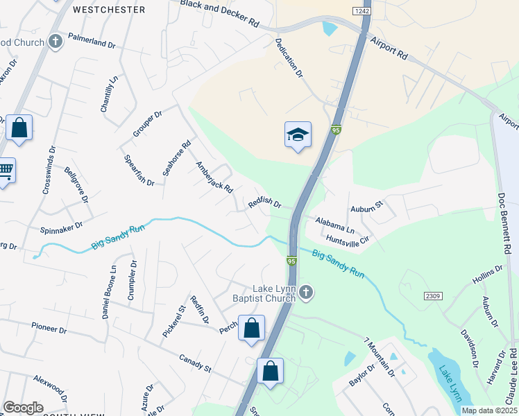 map of restaurants, bars, coffee shops, grocery stores, and more near 3210 Sailfish Court in Fayetteville