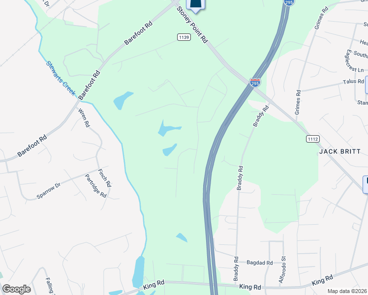 map of restaurants, bars, coffee shops, grocery stores, and more near Amour Drive in Fayetteville