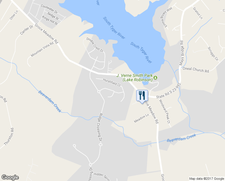 map of restaurants, bars, coffee shops, grocery stores, and more near 20 Hollander Drive in Taylors