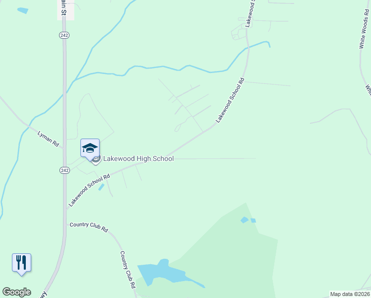 map of restaurants, bars, coffee shops, grocery stores, and more near 724 Lakewood School Road in Salemburg