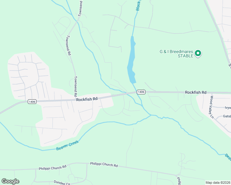 map of restaurants, bars, coffee shops, grocery stores, and more near 2873 Rockfish Road in Raeford