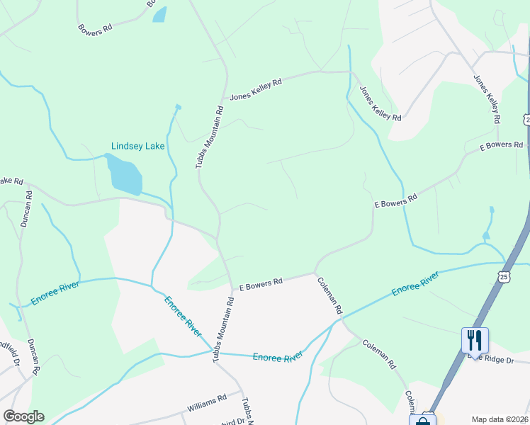 map of restaurants, bars, coffee shops, grocery stores, and more near 908 Tubbs Mountain Road in Travelers Rest