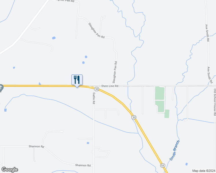 map of restaurants, bars, coffee shops, grocery stores, and more near 28094 State Line Road East in Ardmore