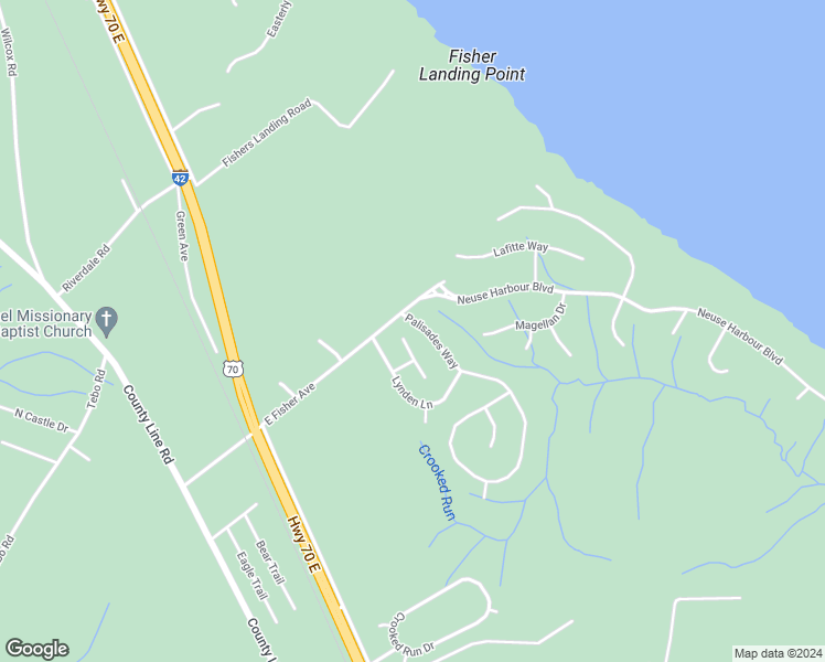 map of restaurants, bars, coffee shops, grocery stores, and more near 122 Kenmore Court in New Bern