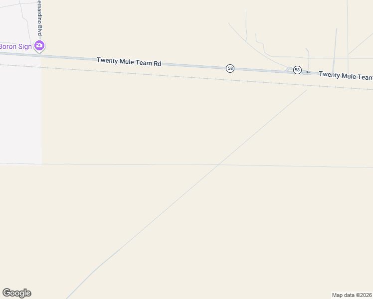 map of restaurants, bars, coffee shops, grocery stores, and more near Amargo Road in Boron
