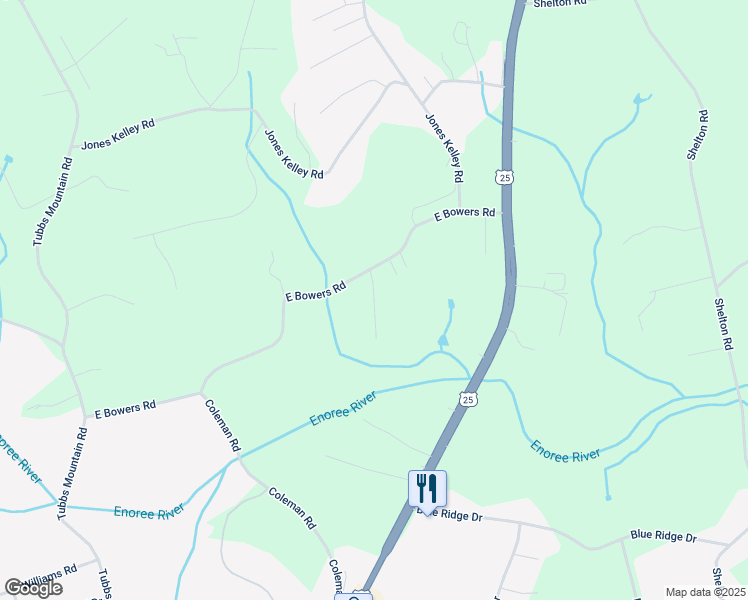 map of restaurants, bars, coffee shops, grocery stores, and more near 8 Sunset Ct in Travelers Rest