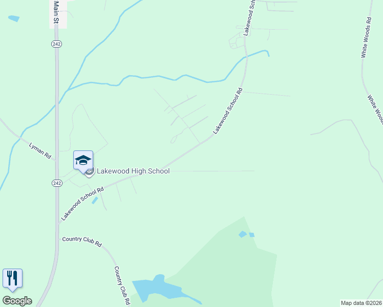 map of restaurants, bars, coffee shops, grocery stores, and more near 724 Lakewood School Road in Salemburg