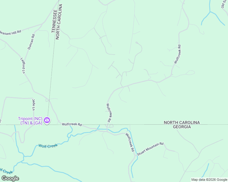 map of restaurants, bars, coffee shops, grocery stores, and more near 2025 Wolf Creek Road in Murphy