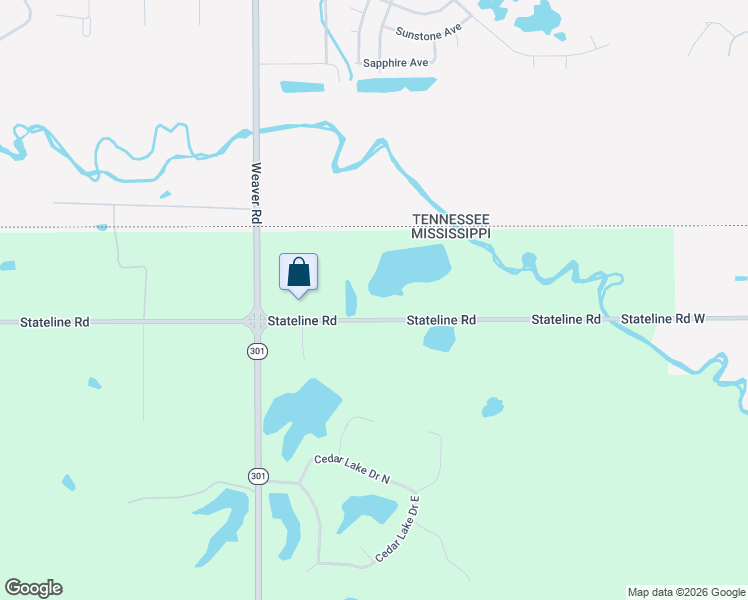 map of restaurants, bars, coffee shops, grocery stores, and more near 5730 Stateline Road in Walls