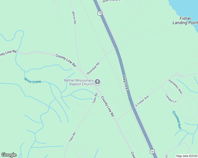 map of restaurants, bars, coffee shops, grocery stores, and more near 5381 County Line Road in New Bern