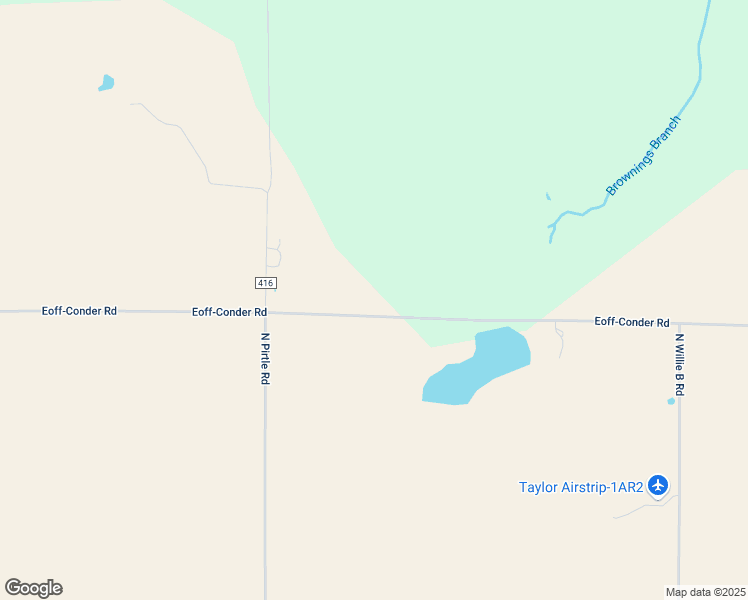 map of restaurants, bars, coffee shops, grocery stores, and more near 2918 Eoff-Conder Road in Des Arc