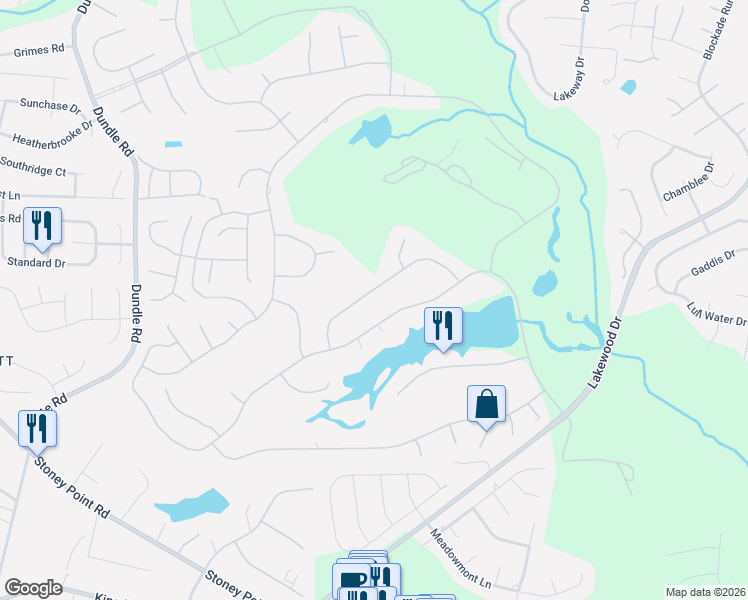 map of restaurants, bars, coffee shops, grocery stores, and more near 6856 Uppingham Rd in Fayetteville