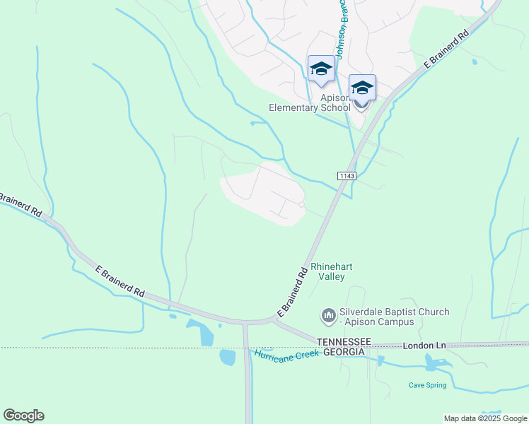 map of restaurants, bars, coffee shops, grocery stores, and more near 3658 Lilli Flora Lane in Apison