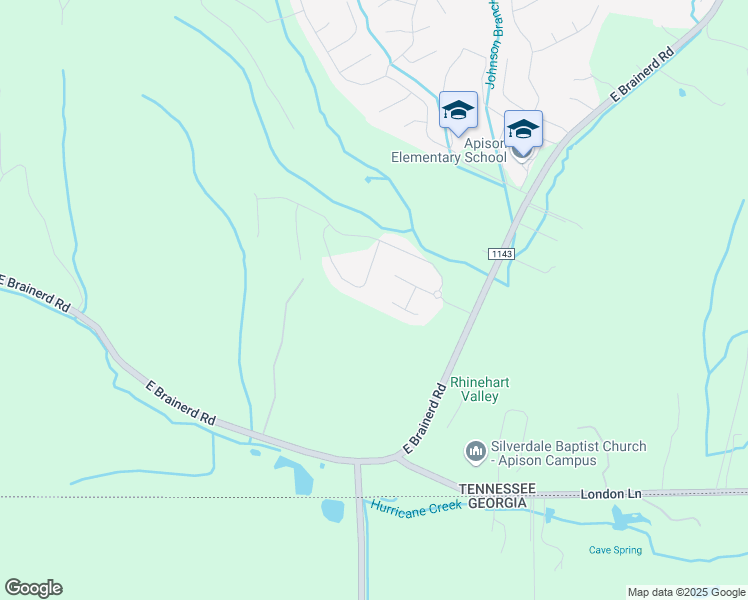 map of restaurants, bars, coffee shops, grocery stores, and more near 3658 Lilli Flora Lane in Apison