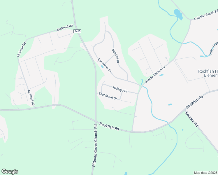 map of restaurants, bars, coffee shops, grocery stores, and more near 345 Hidalgo Drive in Raeford