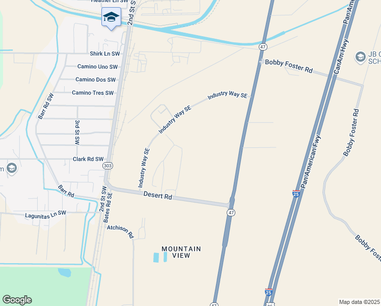 map of restaurants, bars, coffee shops, grocery stores, and more near 716 Sanford Road Southeast in Albuquerque
