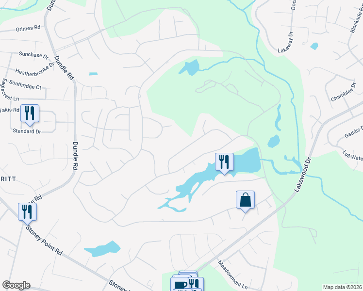 map of restaurants, bars, coffee shops, grocery stores, and more near 6856 Uppingham Rd in Fayetteville