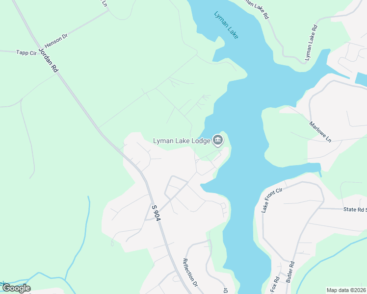 map of restaurants, bars, coffee shops, grocery stores, and more near 141 Reeves Lane in Lyman