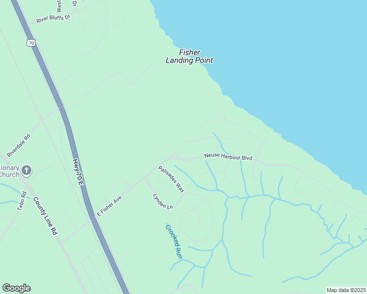 map of restaurants, bars, coffee shops, grocery stores, and more near 101 Neuse Harbour Boulevard in New Bern