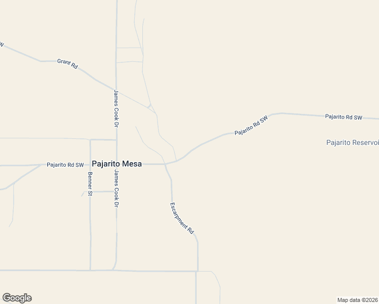map of restaurants, bars, coffee shops, grocery stores, and more near Pajarito Road Southwest in Albuquerque