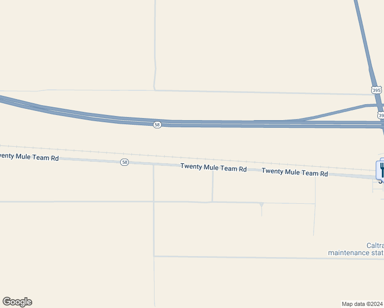 map of restaurants, bars, coffee shops, grocery stores, and more near 20 Mule Team Road in Boron