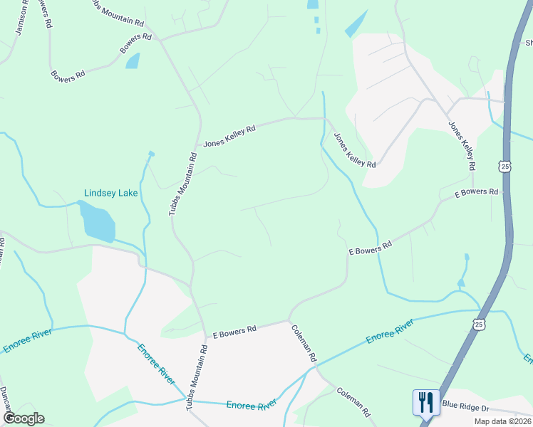 map of restaurants, bars, coffee shops, grocery stores, and more near 43 Glen Springs Road in Travelers Rest