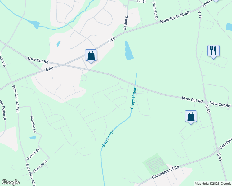 map of restaurants, bars, coffee shops, grocery stores, and more near 531 Beechcreek Drive in Spartanburg