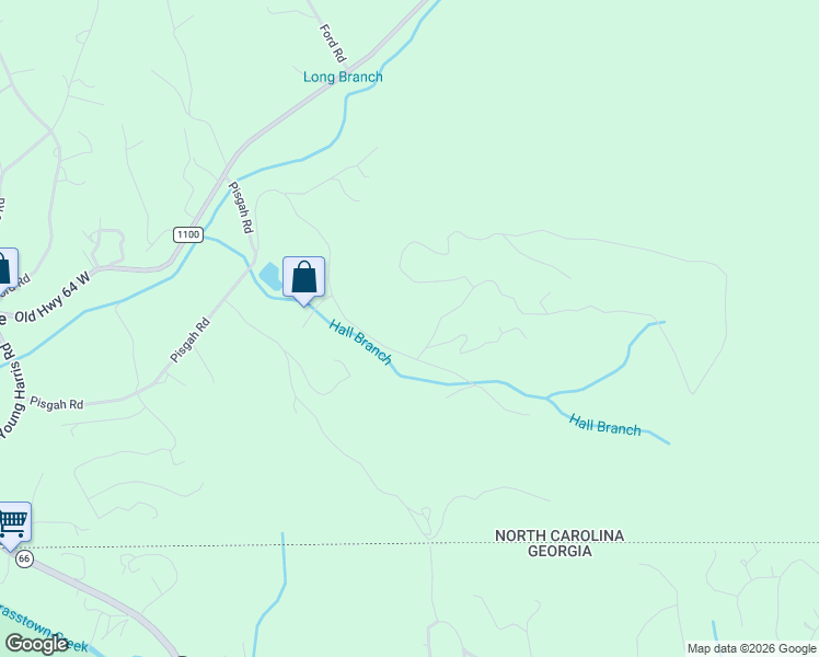 map of restaurants, bars, coffee shops, grocery stores, and more near 2-398 Mirandi Drive in Warne