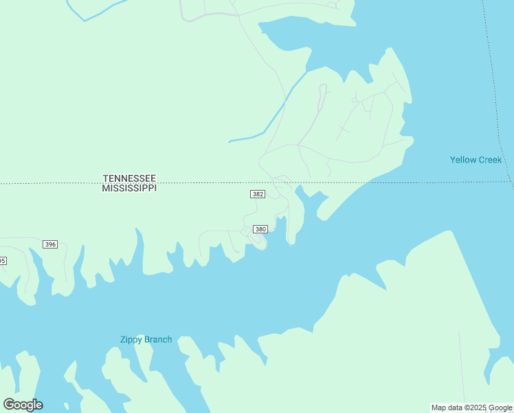 map of restaurants, bars, coffee shops, grocery stores, and more near County Road 382 in Iuka