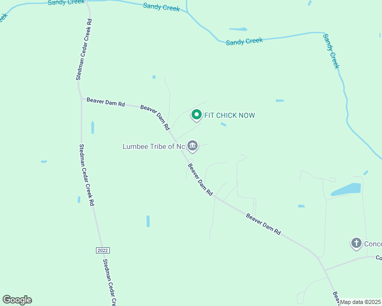map of restaurants, bars, coffee shops, grocery stores, and more near 7112 Ora Court in Stedman