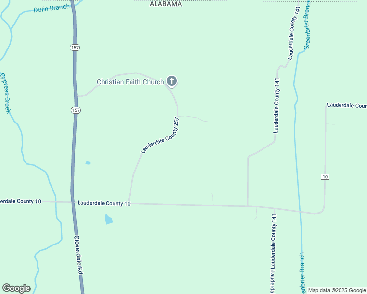 map of restaurants, bars, coffee shops, grocery stores, and more near 430 County Road 257 in Florence