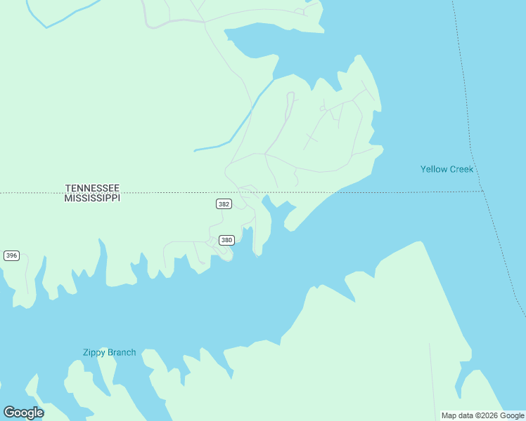 map of restaurants, bars, coffee shops, grocery stores, and more near 325 County Road 380 in Iuka