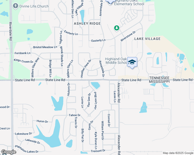 map of restaurants, bars, coffee shops, grocery stores, and more near 7379 Confederate Circle South in Memphis