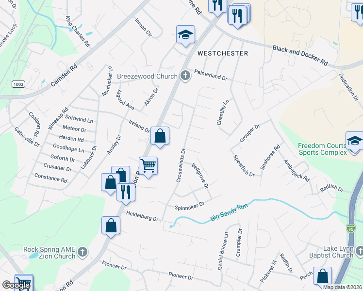 map of restaurants, bars, coffee shops, grocery stores, and more near 651 Seth Way in Hope Mills