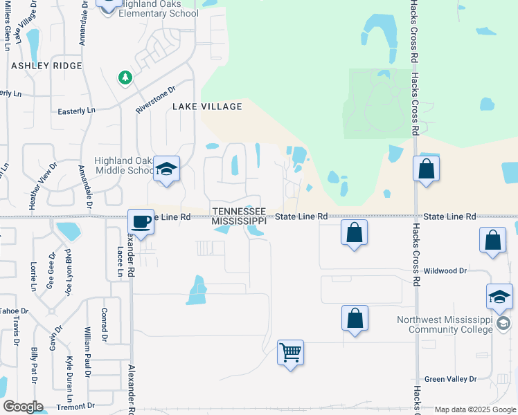 map of restaurants, bars, coffee shops, grocery stores, and more near 7749 Frost Drive in Memphis