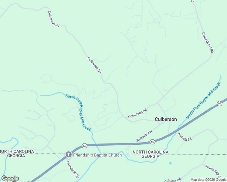 map of restaurants, bars, coffee shops, grocery stores, and more near 525 Culberson Road in Murphy