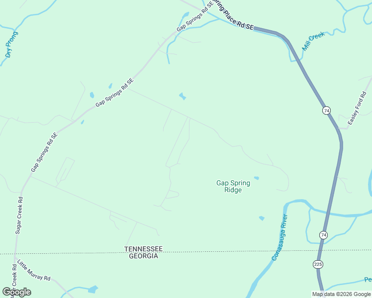 map of restaurants, bars, coffee shops, grocery stores, and more near 332 Harris Road in Old Fort