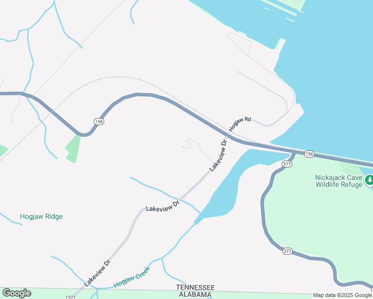map of restaurants, bars, coffee shops, grocery stores, and more near 300 Lakeview Drive in South Pittsburg