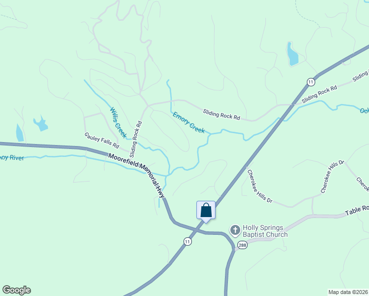map of restaurants, bars, coffee shops, grocery stores, and more near 160 Broken Bow Run in Pickens