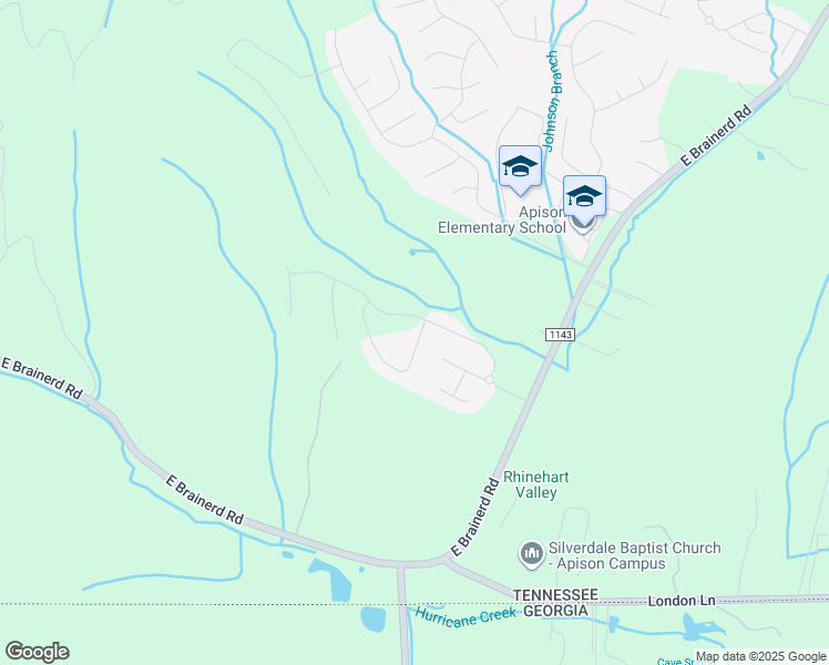 map of restaurants, bars, coffee shops, grocery stores, and more near 3517 Weathervane Loop in Apison