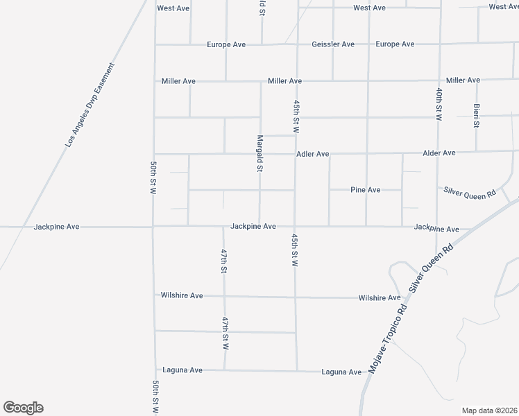 map of restaurants, bars, coffee shops, grocery stores, and more near Margald St in Mojave