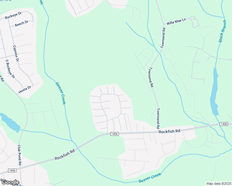 map of restaurants, bars, coffee shops, grocery stores, and more near 100 Celestin Court in Raeford